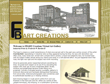 Tablet Screenshot of fbartcreations.com